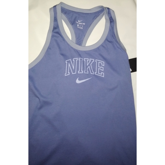 Nike Tops - The Nike Tee Racerback Logo Sports Athletic Tank